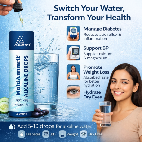 Alkaline Water for Health Multi Amrit Alkaline Drops