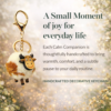 Handcrafted White Brown Cow Keychain Bag Charm