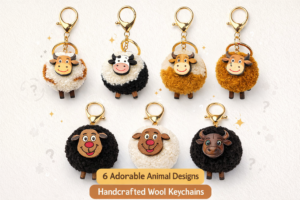 Calm Companions Black Buffalo & Brown Cow Fridge Magnets – Set of 2