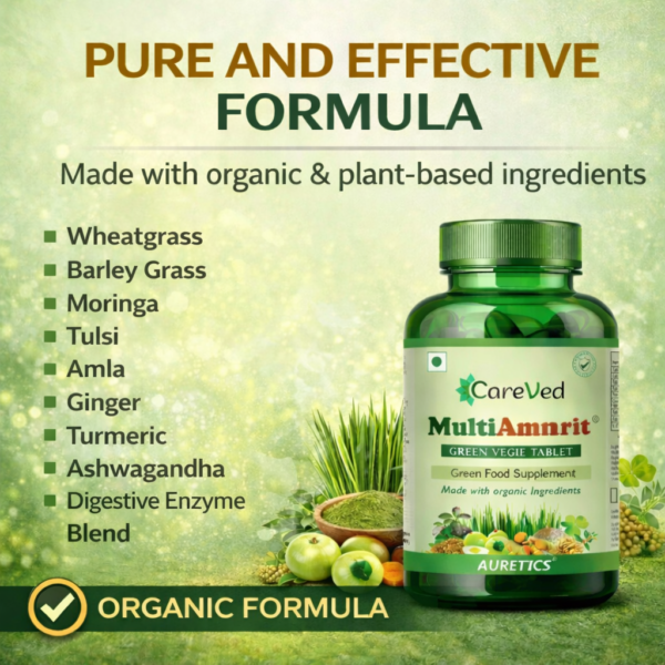 Green Veggie Tablets 60 Tablets | Multi Amrit