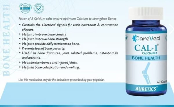 Cal 1 Calciaura Herbal Calcium Tablets 60 Capsules