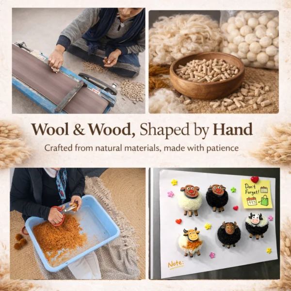 Manufacturing-Process-Image-2 Handcrafted Black Sheep Fridge Magnet